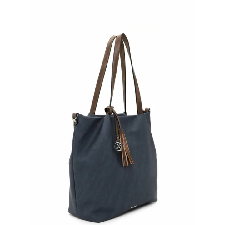 Shoppers|Damestassen>Emily & Noah Elke Cityshopper L blue/taupe