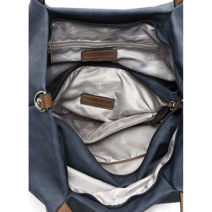 Shoppers|Damestassen>Emily & Noah Elke Cityshopper L blue/taupe