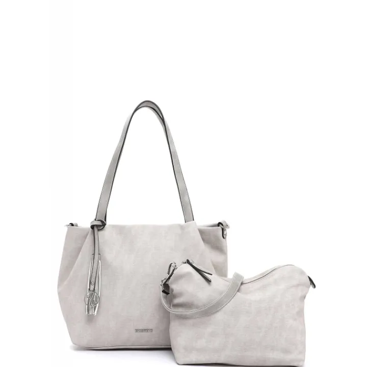 Shoppers|Schoudertassen>Emily & Noah Elke Cityshopper M light grey