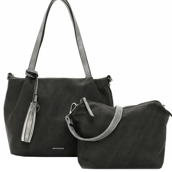 Shoppers|Schoudertassen>Emily & Noah Elke Cityshopper M grey