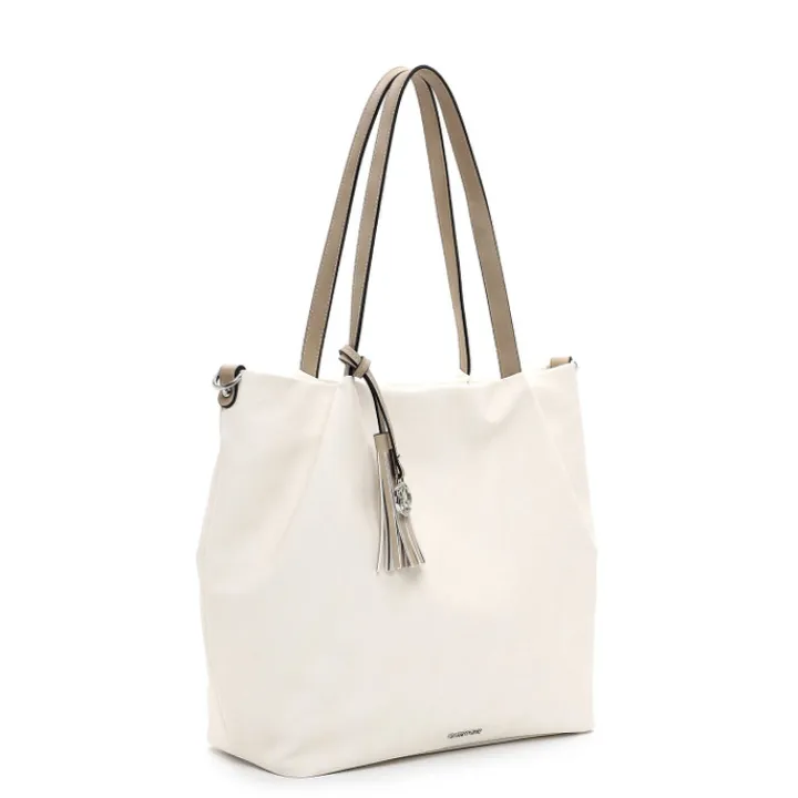 Shoppers|Schoudertassen>Emily & Noah Elke Cityshopper L beige