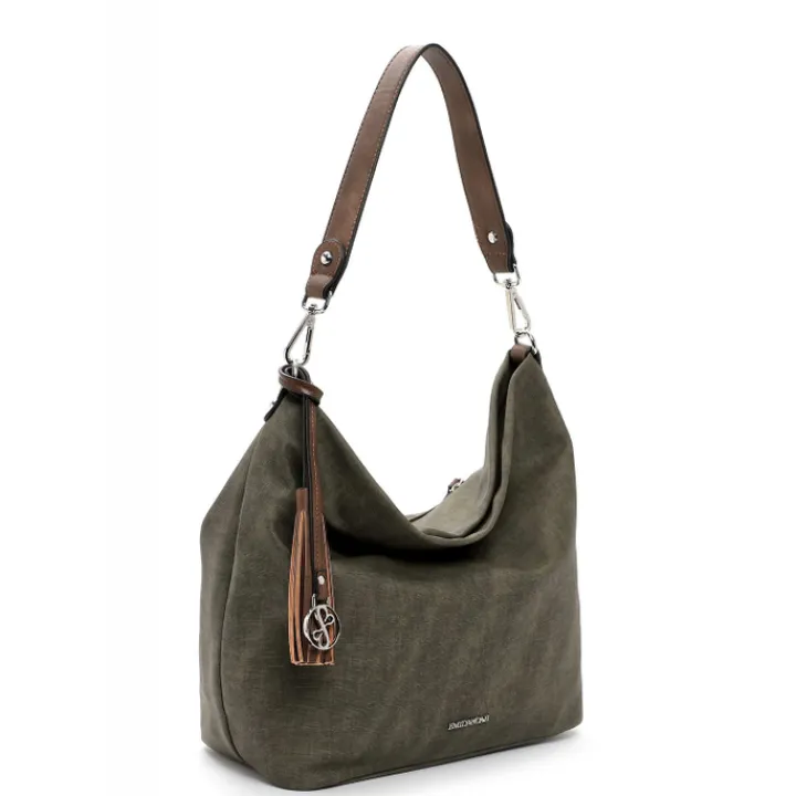 Schoudertassen|Crossbody>Emily & Noah Elke Handbag M oliv/cognac
