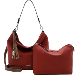 Schoudertassen|Crossbody>Emily & Noah Elke Handbag M red/cognac