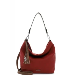 Schoudertassen|Crossbody>Emily & Noah Elke Handbag M red/cognac