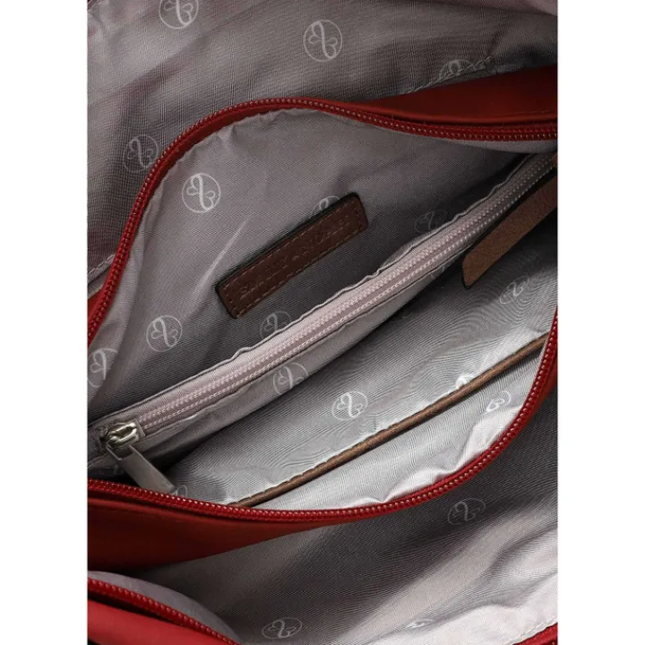Schoudertassen|Crossbody>Emily & Noah Elke Handbag M red/cognac