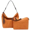 Schoudertassen|Crossbody>Emily & Noah Elke Handtas M papaya
