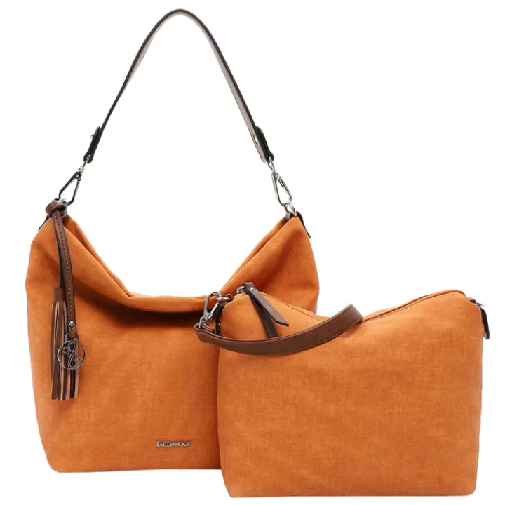 Schoudertassen|Crossbody>Emily & Noah Elke Handtas M papaya