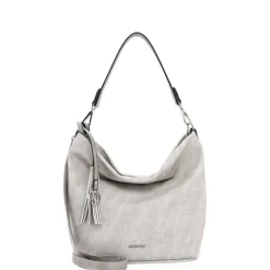 Schoudertassen|Crossbody>Emily & Noah Elke Handtas M light grey