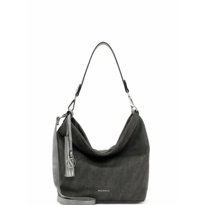 Schoudertassen|Crossbody>Emily & Noah Elke Handtas M grey