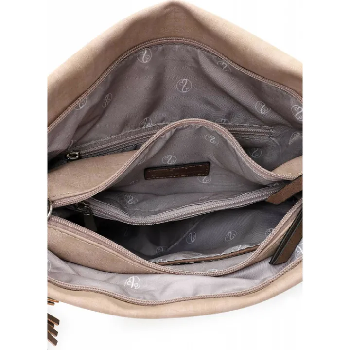 Schoudertassen|Crossbody>Emily & Noah Elke Handtas M sand-kombi