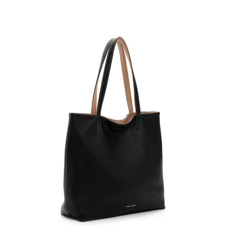 Shoppers|Schoudertassen>Emily & Noah Eva Cityshopper L black