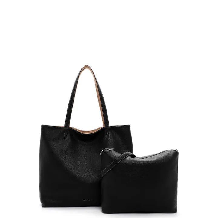 Shoppers|Schoudertassen>Emily & Noah Eva Cityshopper L black
