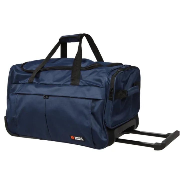 Handbagage Reistassen|Heren Reistassen>Enrico Benetti Amsterdam Wheel Bag 55 blue