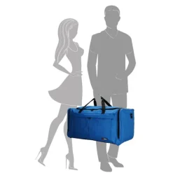 Grote Reistassen|Heren Reistassen>Enrico Benetti Amsterdam Sport / Travelbag 75 sky blauw