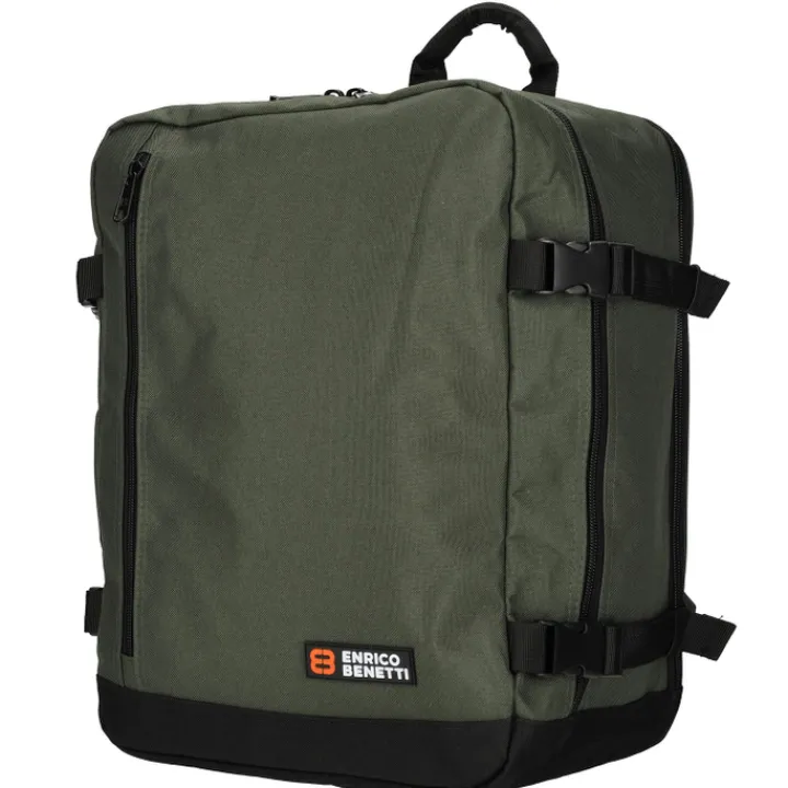 Kleine Reistassen|Handbagage Reistassen>Enrico Benetti Amsterdam Cabin Backpack 17" olive