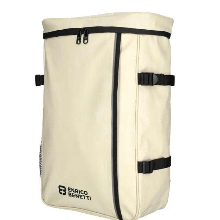 Heren Rugzakken|Schoolrugzak>Enrico Benetti Arctic Backpack 15" off white