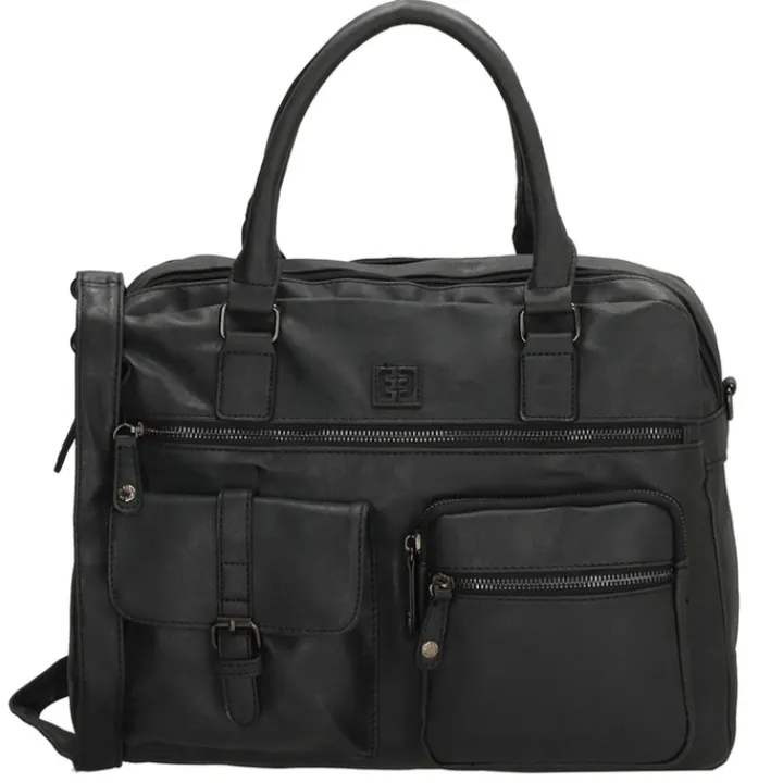 Schoudertassen|Handtassen>Enrico Benetti Ardèche Laptop Handbag 15" black