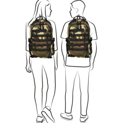 Schoolrugzak|Daypack>Enrico Benetti Arizona Laptop Backpack 15" camouflage