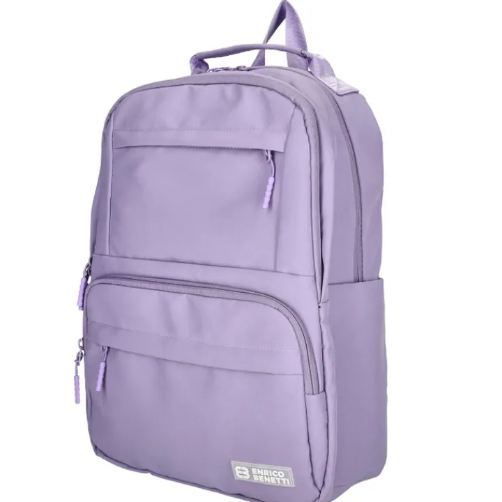 Kleine Rugzakken|Heren Rugzakken>Enrico Benetti Aruba 22L Laptop Backpack 14" lila
