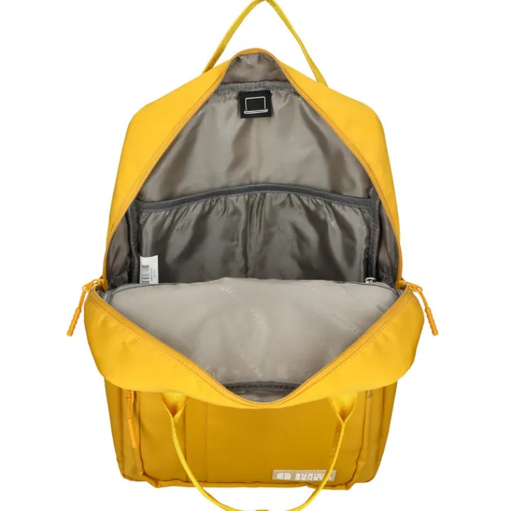 14 Inch Laptoptassen>Enrico Benetti Aruba 20L Laptop Backpack 14" ochre yellow