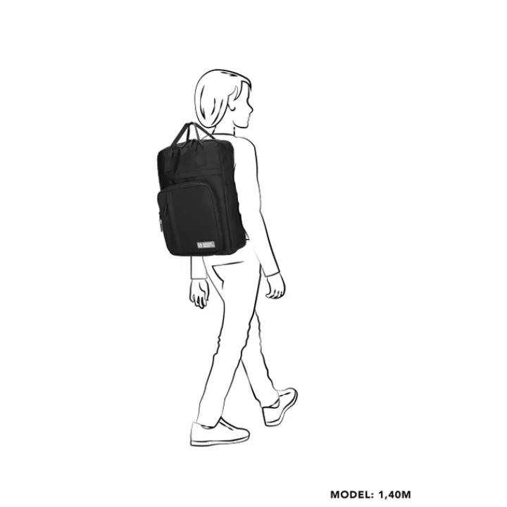 Kleine Rugzakken|Heren Rugzakken>Enrico Benetti Aruba 20L Laptop Backpack 14" black