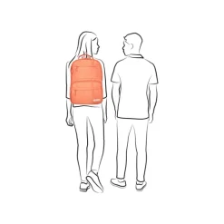 Kleine Rugzakken|Schoolrugzak>Enrico Benetti Aruba 22L Laptop Backpack 14" abricot