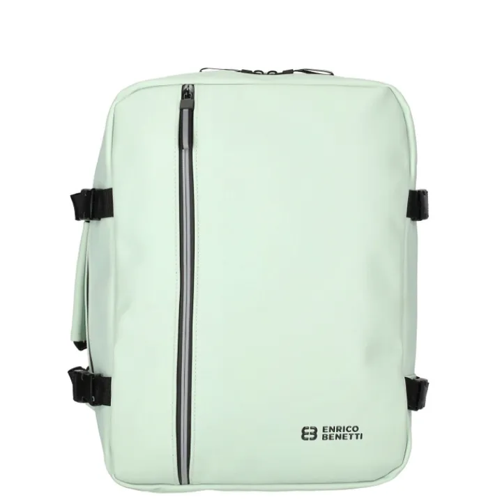Kleine Reistassen|Handbagage Reistassen>Enrico Benetti Bergen Waterproof Cabin Backpack 15" mint