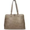 15 Inch Laptoptassen|Laptop Schoudertassen>Enrico Benetti Caen Laptop Bag 15" light taupe