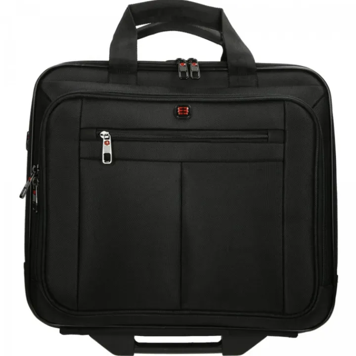 Handbagage Trolleys|Laptop Trolleys>Enrico Benetti Cornell 24L Laptop Trolley 17'' zwart
