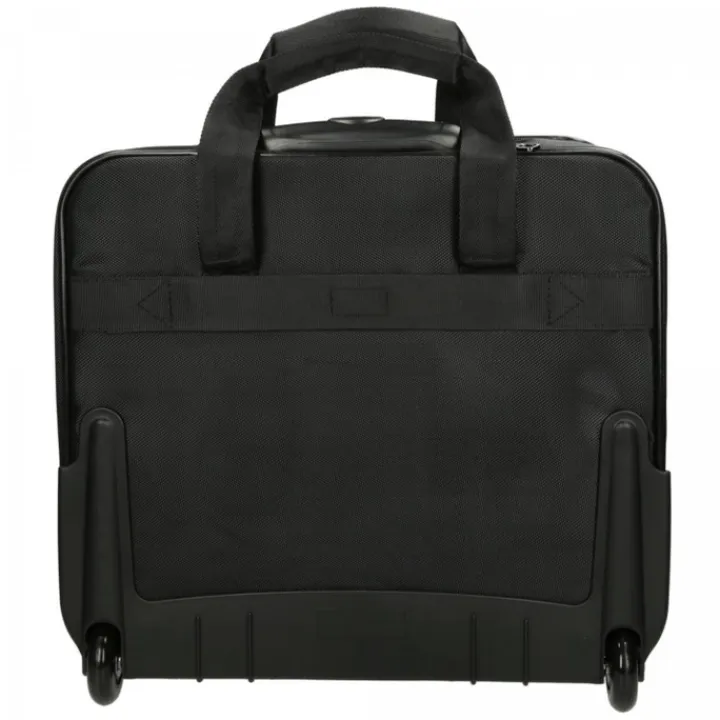 Handbagage Trolleys|Laptop Trolleys>Enrico Benetti Cornell 24L Laptop Trolley 17'' zwart