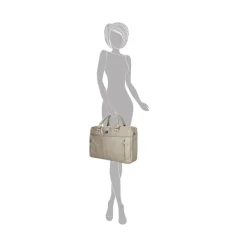 Herentassen|17 Inch Laptoptassen>Enrico Benetti Cornell Laptop Bag 17'' champagne
