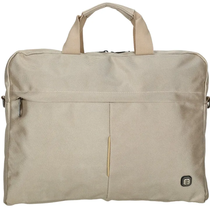 Herentassen|17.3 Inch Laptoptassen>Enrico Benetti Cornell Laptop Bag 17.3'' champagne