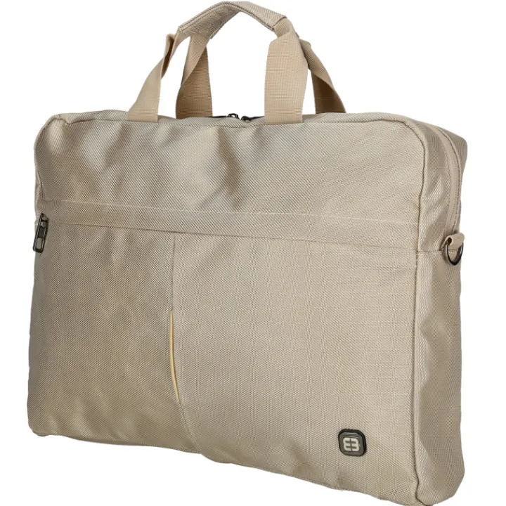 Herentassen|17.3 Inch Laptoptassen>Enrico Benetti Cornell Laptop Bag 17.3'' champagne