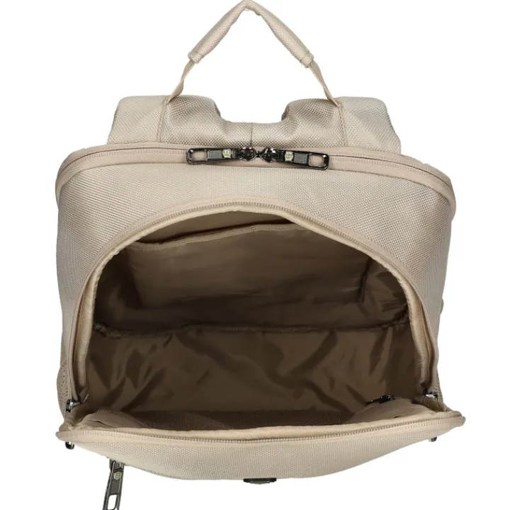Kleine Rugzakken|Schoolrugzak>Enrico Benetti Cornell Laptop Backpack 15" champagne