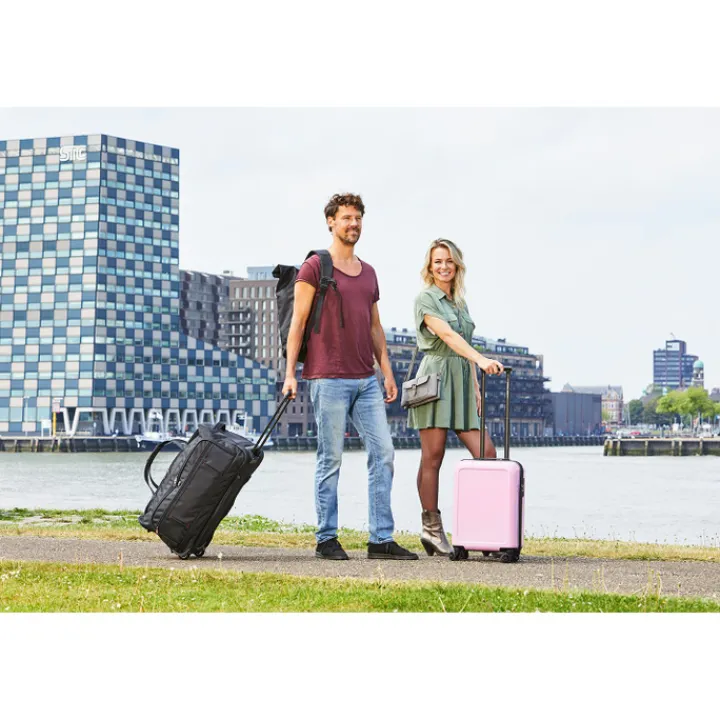 Grote Reistassen|Heren Reistassen>Enrico Benetti Cornell Wheel Bag M zwart