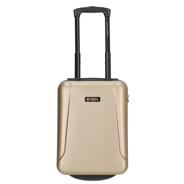 Reistrolleys|Handbagage Trolleys>Enrico Benetti Edmonton Underseater 40 champagne