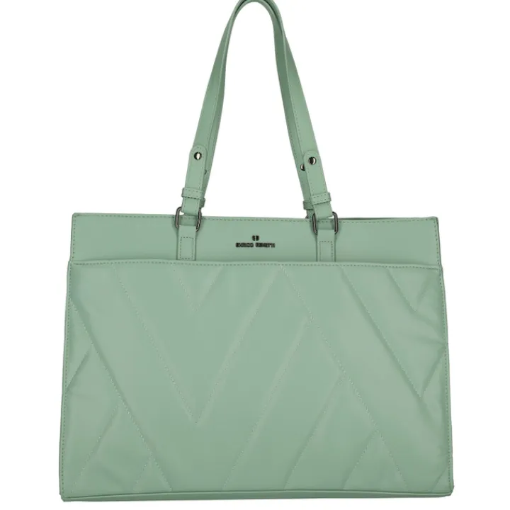 Schoudertassen|15 Inch Laptoptassen>Enrico Benetti Evie Shopper 15" green