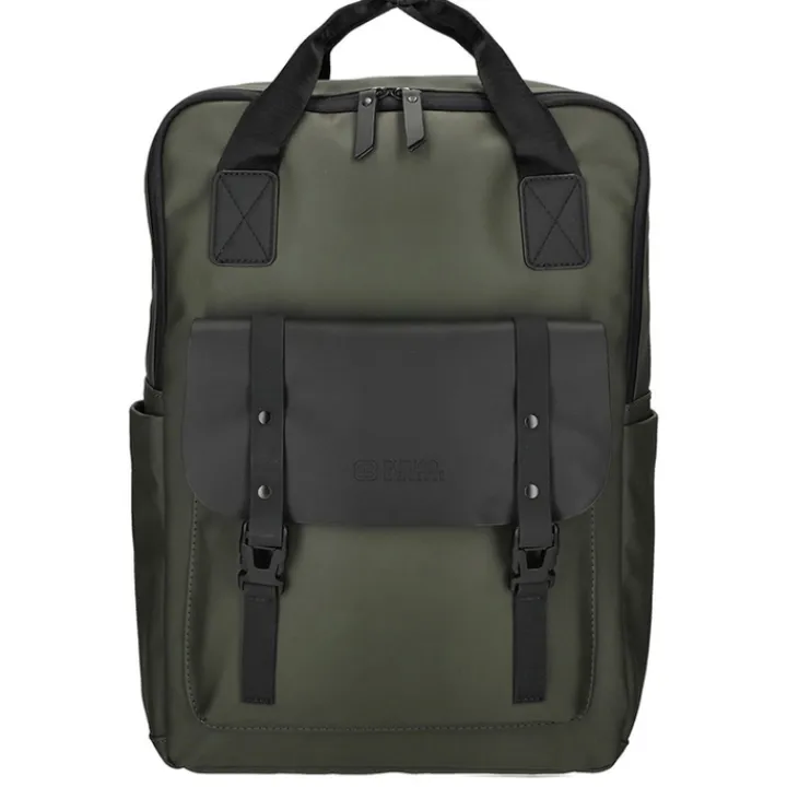 Kleine Rugzakken|Heren Rugzakken>Enrico Benetti Glasgow Backpack 15" olive