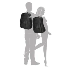 Kleine Rugzakken|Schoolrugzak>Enrico Benetti Glasgow Laptop Backpack 15" black