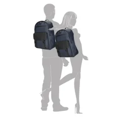 Kleine Rugzakken|Schoolrugzak>Enrico Benetti Glasgow Laptop Backpack 15" navy