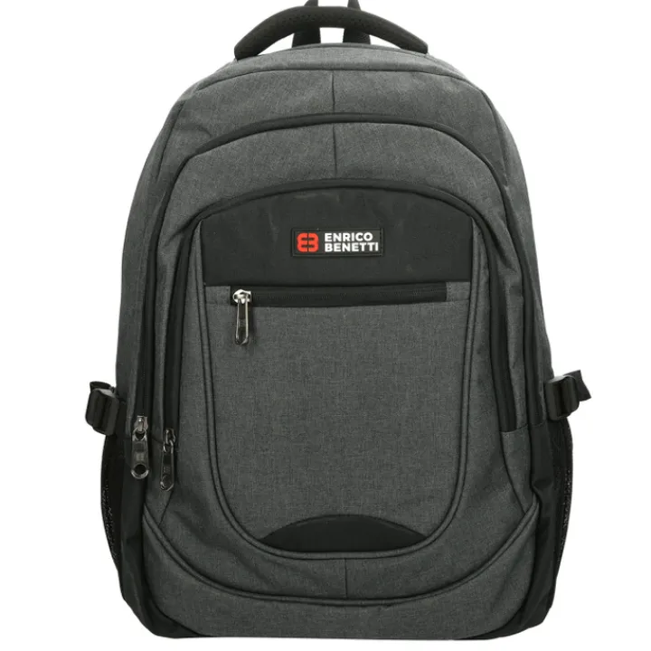 Schoolrugzak|Daypack>Enrico Benetti Hamburg 17'' Laptop Backpack grey