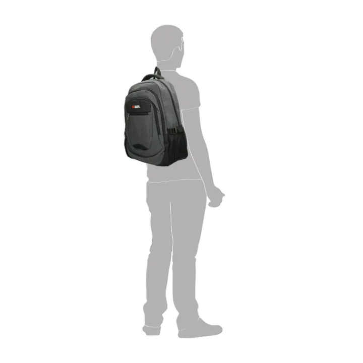 Schoolrugzak|Daypack>Enrico Benetti Hamburg 17'' Laptop Backpack grey