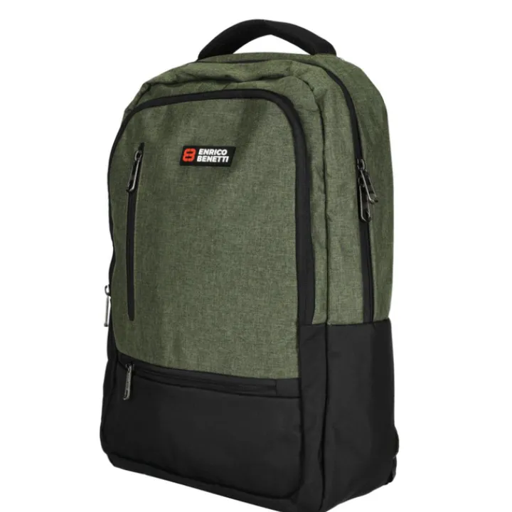 Schoolrugzak|Daypack>Enrico Benetti Hamburg 15" Laptop Backpack olijfgroen