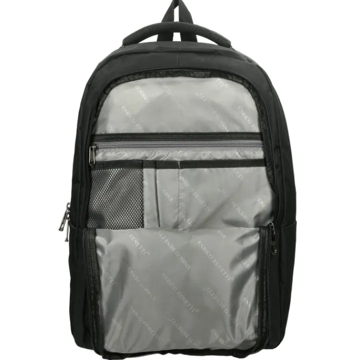 Heren Rugzakken|Dames Rugzakken>Enrico Benetti Hamburg 15'' Laptop Backpack black