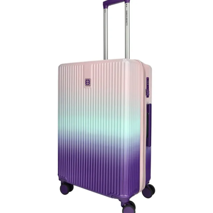 Reistrolleys|Reiskoffers>Enrico Benetti Havana Medium Spinner 65 Expandable purple