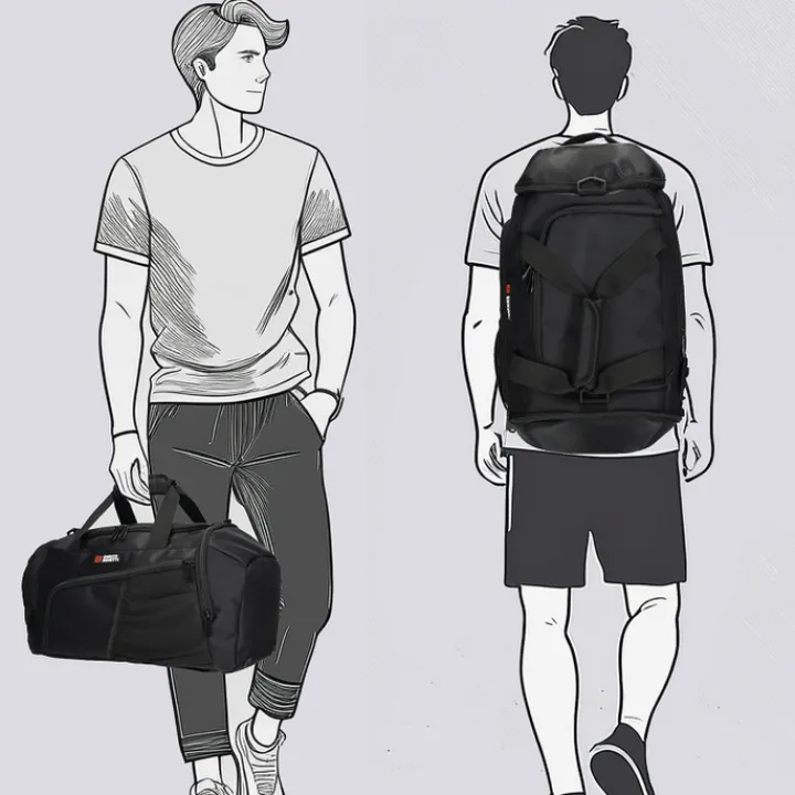 Kleine Reistassen|Heren Reistassen>Enrico Benetti Innsbruck Duffle black