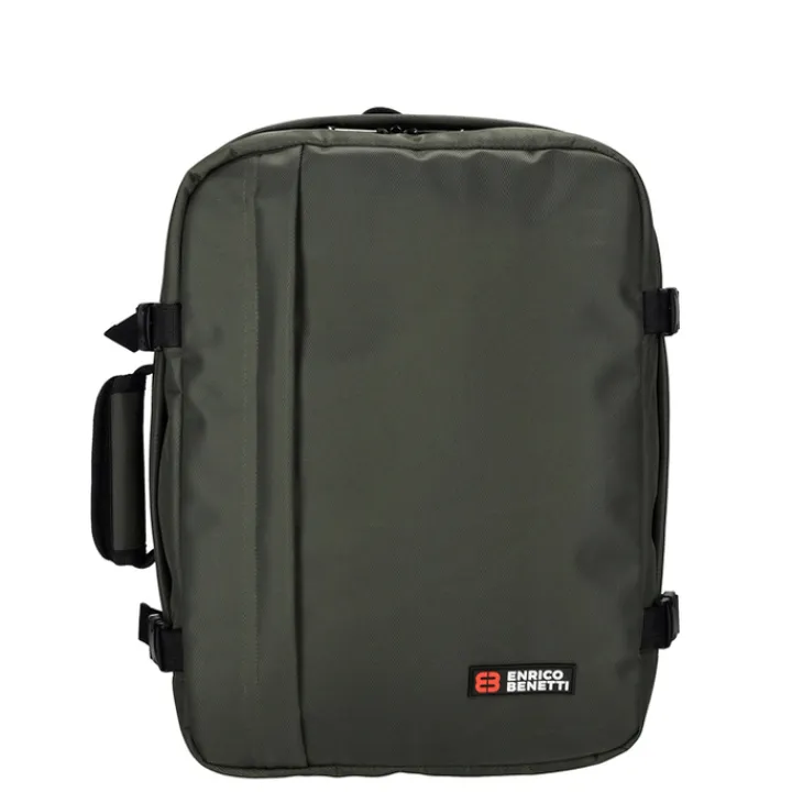 Kleine Reistassen|Handbagage Reistassen>Enrico Benetti Innsbruck Cabin Backpack 15" Underseater olive