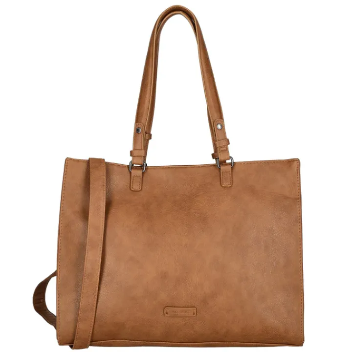 Shoppers|Schoudertassen>Enrico Benetti Lily Handbag 15" cognac