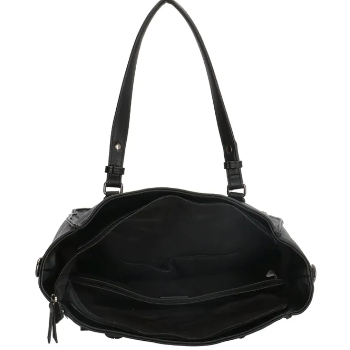Schoudertassen|Damestassen>Enrico Benetti Lily Shopper 15" black