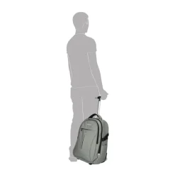 17 Inch Laptoptassen|Laptop Rugzakken>Enrico Benetti Northern Backpack Trolley 17" grey